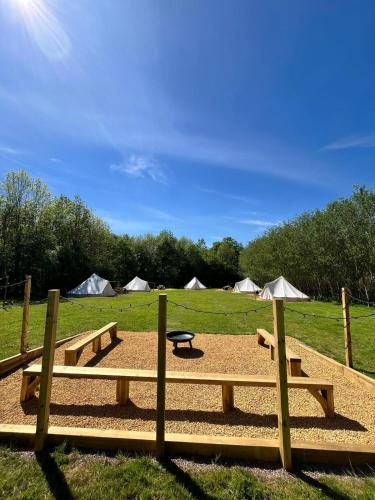 Vista exterior, Damson Bell Tent in Worcestershire