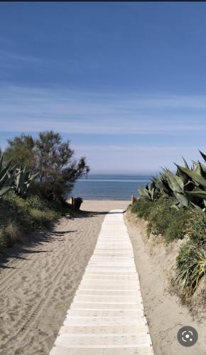 Delizioso indipendente fronte mare con giardino gîte à louer Torvaianica