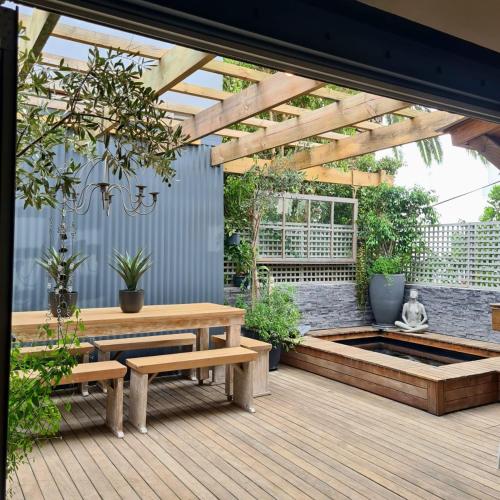 What’s behind the green door!