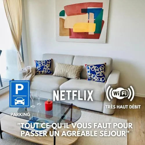 AM3Office apartment Lausanne new, cozy, central, fast Wi-Fi & contactless check-in in Prilly, Schweiz