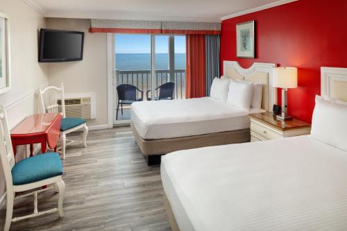 Waterfront Room with Two Double Beds