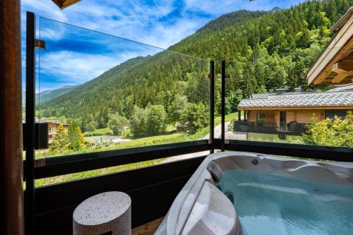 Balkon/Terrasse, Chalet Silver Forest in Le Lavancher