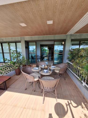 景觀, Aconchegante stúdio com varanda (Aconchegante studio com varanda) in 巴拿尼拉斯