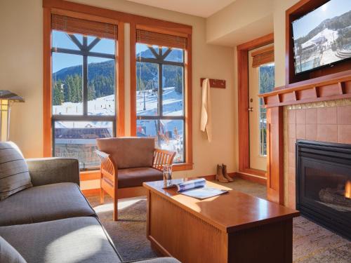 Pan Pacific Whistler resort lobby flooring