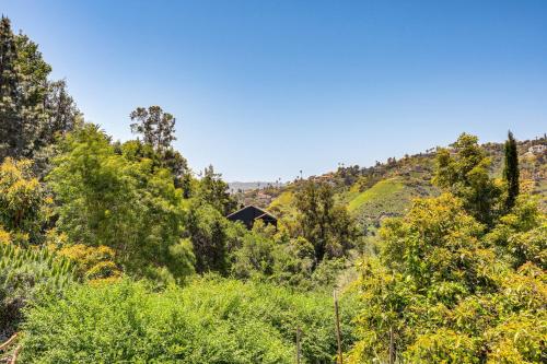 Montecito Adobe Home with Ridge and City Skyline View in Santa Barbara, USA