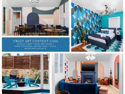 Content Casa Near Bars,Pool,DT with Hot Tub and Patio in Austin, USA