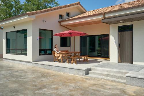 Erkély/terasz, Gyeongju Charm Pension in Hyeongok-myeon