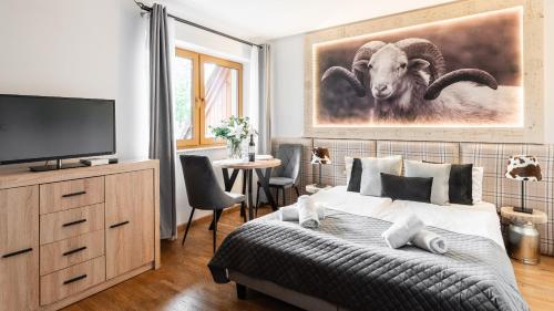 1 double bed