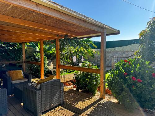 Balcony/terrace, Casa de Aloe in Paderne