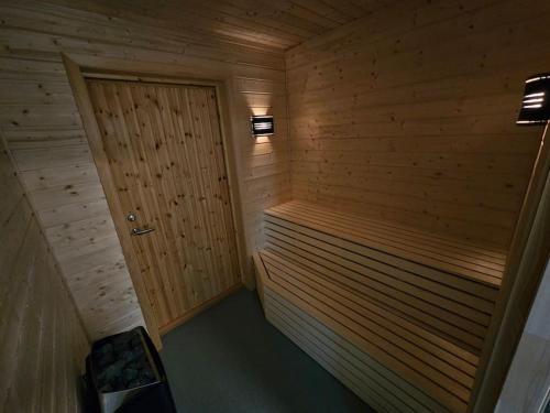 Modern cabin with panorama view in โอลเดน