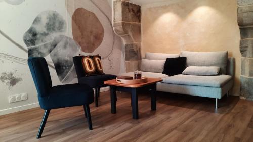 Le Duclos, appartement rez-de-jardin Dinan centre - Location saisonnière - Dinan