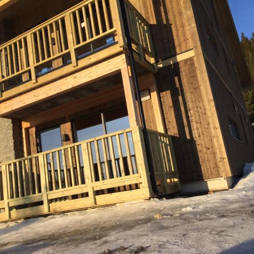 Balcony/terrace, Sjusjøen Hytteutleie AS in Sjusjoen