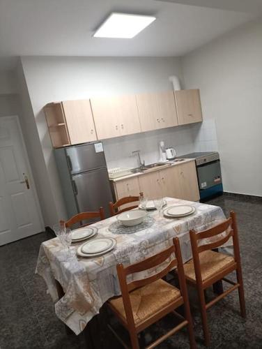 주방, Astros Apartments in 파랄리온 아스트로스