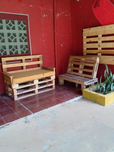 Waterfall Hostel and restaurant in David