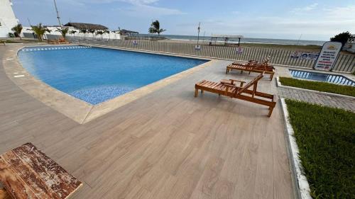 Peldbaseins, Ecusuites Playas Preference Penthouse Jacuzzi & Vista Mar in Playas Villamil