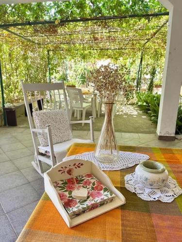 Vila Klara double room - terrace view in Olib