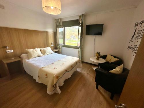 1 double bed
