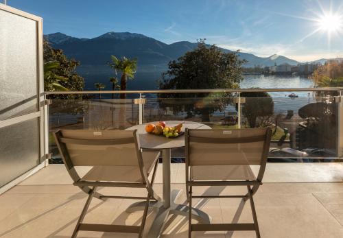 Balkon/terasa, Hotel la Palma au Lac in Muralto