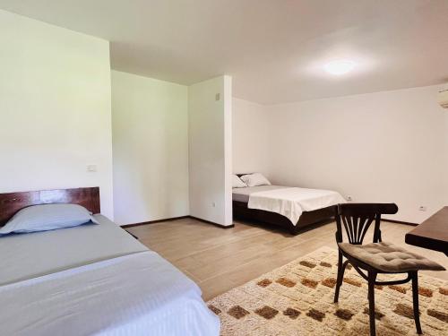 1 queen bed, 1 twin bed