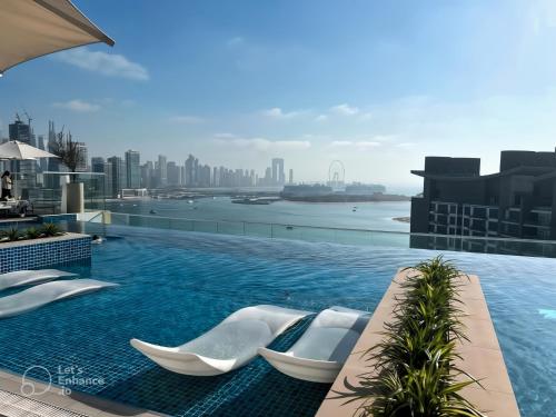 Palm Jumeirah 1BR - Rooftop Infinity Pool, Dubaj (zdjęcie 6)