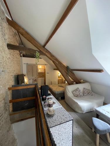 Maison bleue chambre d'hôte Thiverval-Grignon