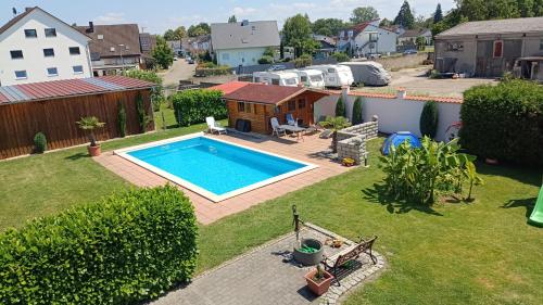 Ferienwohnungen zur Elz - Traumhafte 160 qm Wohnung mit Pool und Garten Nähe des Europaparks in Kappel-Grafenhausen, Deutschland
