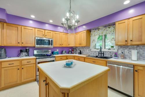 Porch and Fire Pit Shawnee on Delaware Home!