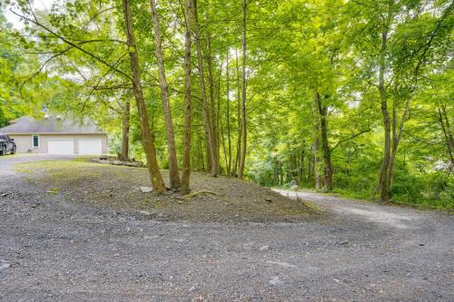 Porch and Fire Pit Shawnee on Delaware Home!