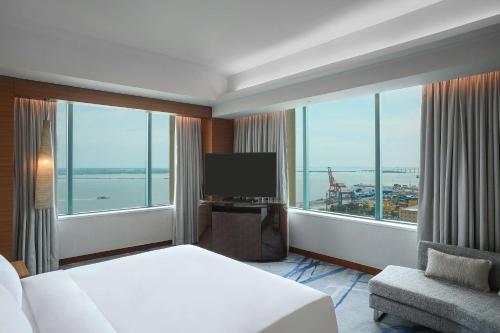 1 double bed