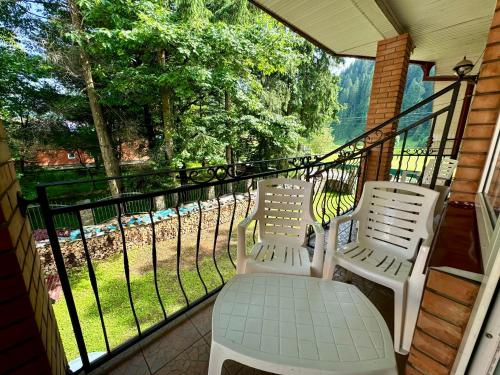 Erkély/terasz, Agio Hotel in Kolochava