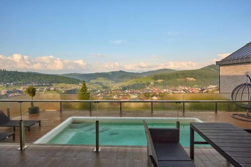 Uitzicht, Villas Fomich in Polyanytsya