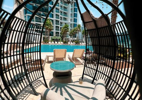 Burj Khalifa Canal View Fully Furnished Studio At Damac Prive