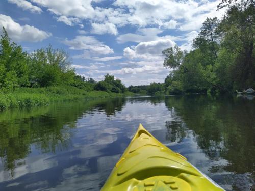 Domek letniskowy nad rzeką Wkrą