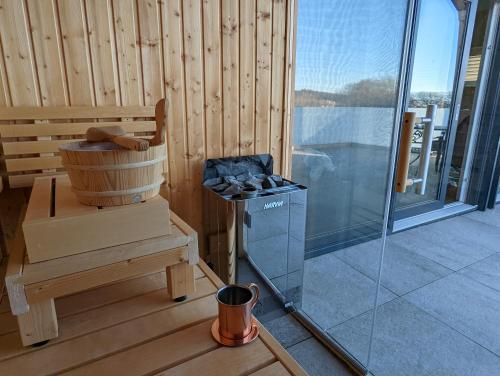Luxuriöse Ferienwohnung mit Sauna in Prüfingberg
