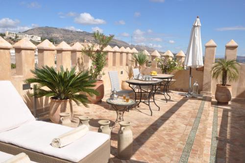 Balcony/terrace, Riad Adarissa in Fes