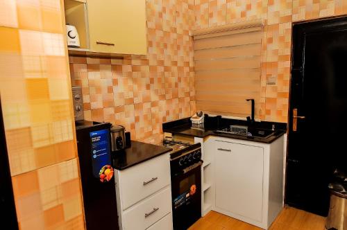 Kitchen, Haven Heights Apartments in Alimosho