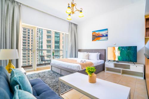 RH- Chic & Sleek Studio apartment, near Burj Khalifa, Dubaj
