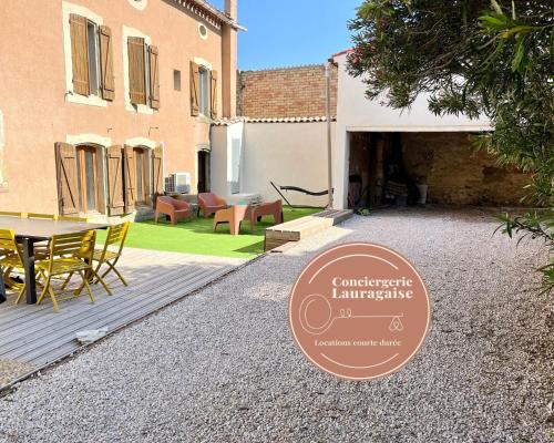La circulade - Maison de caractère avec jardin gîte à louer Bram