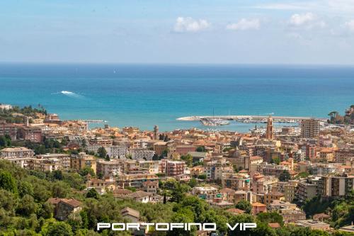 Vista nel blù con piscina by PortofinoVip