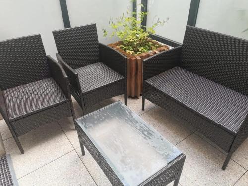 Rõdu/terrass, Appartement charmant à Viroflay avec terrasse & parking (Appartement charmant a Viroflay avec terrasse & parking) in Chaville