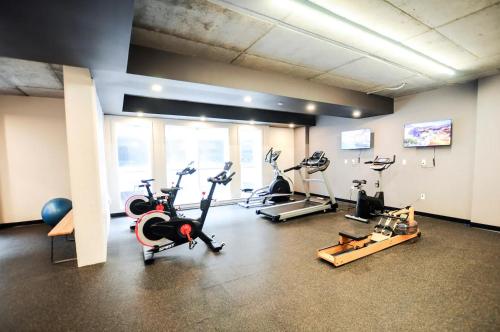Rustic, Downtown Quebec, Rooftop pool, 2 bedrooms AND 2 bathrooms -up to 6 guests, Quebec City (zdjęcie 5)