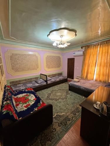 1 double bed, 2 twin beds, 1 sofa bed