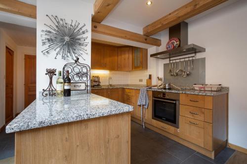 Kitchen, Appartement Clusettes - Happy Rentals in Le Lavancher