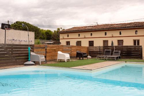 Villa SESCA - Piscine grande terrasse, Toulouse (photo 7)