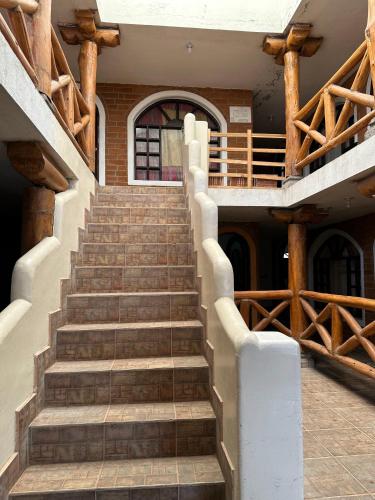 Lobby, Cabanas Quilotoa in Quilotoa