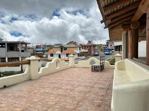Balcony/terrace, Cabanas Quilotoa in Quilotoa
