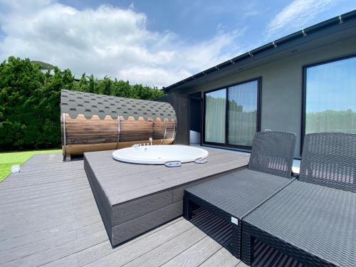 Sauna, Seaside Garden Nishiizu 2 in Nishiizu