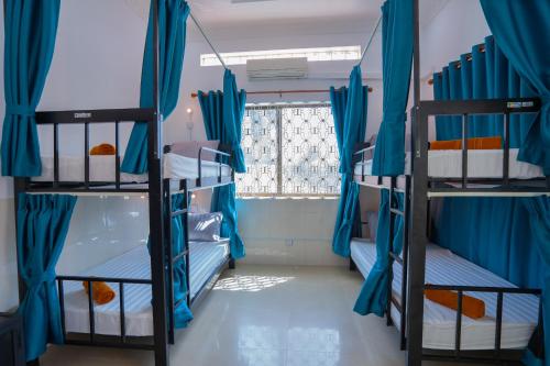 Bed in 4-Bed Male Dormitory Room room in Zen Angkor Guest House