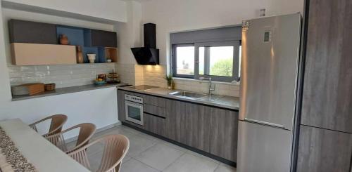 Kitchen, MariAdni Garden House in Mithimna