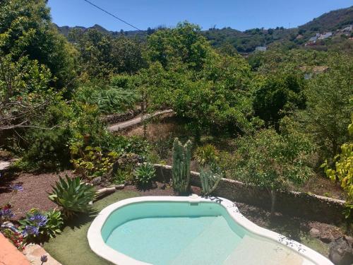  Villa Los Matos Pool and garden in Valleseco